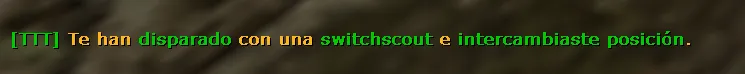 Mensaje de switchscout